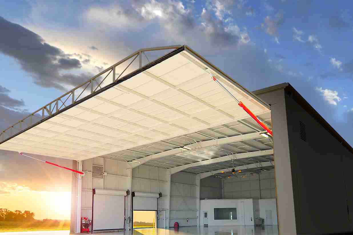 one piece hydraulic doors the perfect solution